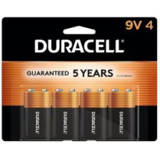 Duracell Coppertop Alkaline 9V Battery - MN1604 - For Multipurpose - 9V - 9 V DC - Alkaline - 4 / Pack