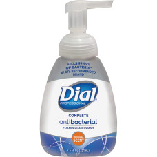 Dial Complete Foaming Hand Wash - 7.5 fl oz (221.8 mL) - Pump Bottle Dispenser - Kill Germs - Hand - Amber - Hypoallergenic - 1 Each