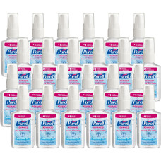 PURELL® Personal Pump Instant Hand Sanitizer - 2 fl oz (59.1 mL) - Pump Bottle Dispenser - Hand - Clear - Moisturizing - 24 / Carton