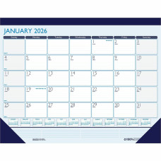 House of Doolittle Contempo Desk Pad Large - Professional - Julian Dates - Monthly - 12 Month - January 2026 to December 2026 - 1 Month Single Page Layout- 17" Height x 22" Width - Reference Calendar, Ruled Daily Block- 1 Each