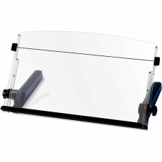 3M In-Line Document Holder 4" Height x 18" Width - Black, Clear - Plastic