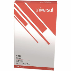 Universal Copy Paper, 92 Bright, 20 lb Bond Weight, 11 x 17, White, 500 Sheets/Ream 92 Brightness - 20 lb Basis Weight - 75 g/m² Grammage - White - 500 Sheets - 500 Sheets per Ream