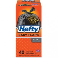Hefty Easy Flaps 30-gallon Large Trash Bags - Large Size - 30 gal - 30