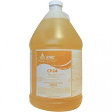 RMC CP-64 Hospital Disinfectant - Concentrate - 128 fl oz (4 quart) - Fresh Lemon Scent - 1 Each - Yellow