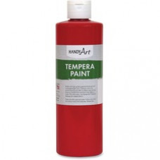 Handy Art 16 oz. Premium Tempera Paint - 16 fl oz - 1 Each - Red