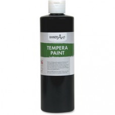Handy Art 16 oz. Premium Tempera Paint - 16 fl oz - 1 Each - Black