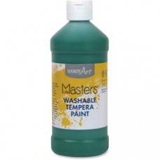 Handy Art 16 oz. Little Masters Washable Tempera Paint - 16 fl oz - 1 Each - Green