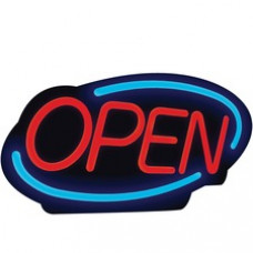 Royal Sovereign LED Open Business Sign - 1 Each - Open Print/Message - 24.4
