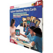 Roylco Explore Emotions Photo Cards - Theme/Subject: Learning - Skill Learning: Emotion, Feeling, Picture Identification, Story Logic - 24 Pieces - 3+ - 24 / Box