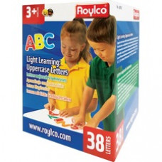 Roylco Light Learning: Uppercase Letters - Theme/Subject: Learning - Skill Learning: Alphabet, Spelling, Motor Skills, Color Identification, Vowels - 38 Pieces - 3+ - 38 / Box