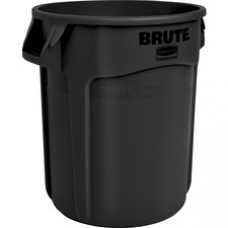 Rubbermaid Commercial Vented Brute 20-gallon Container - 20 gal Capacity - Round - Stackable, Fade Resistant, Warp Resistant, Crack Resistant, Crush Resistant, Reinforced Base, Durable, Ergonomic Handle, Contoured Base Handle, Vented, Tear Resistant,