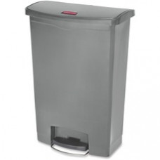 Rubbermaid Commercial Slim Jim 24-Gal Step-On Container - Step-on Opening - 24 gal Capacity - Durable, Damage Resistant, Smooth, Easy to Clean, Contoured Edge - 32.5