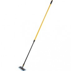 Rubbermaid Commercial Maximizer Overhead Cleaning Tool - Push Button, Rotate - 1 Each - Black, Yellow
