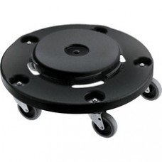 Rubbermaid Commercial Brute Easy Twist Round Dollies - 350 lb Capacity - 5 Casters - Structural Foam - x 18.3