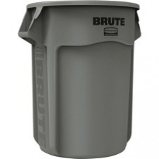 Rubbermaid Commercial Brute 55-Gallon Vented Containers - 55 gal Capacity - Round - Handle, Heavy Duty, Reinforced, UV Coated, Damage Resistant, Warp Resistant, Damage Resistant, Fade Resistant, Warp Resistant - 33