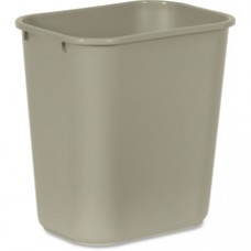 Rubbermaid Commercial Standard Series Wastebaskets - 7.03 gal Capacity - Rectangular - 15