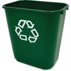 Rubbermaid Commercial Deskside Recycling Container - 7.03 gal Capacity - Rectangular - 15