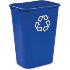 Rubbermaid Commercial Lrg Deskside Recycling Container - 10.30 gal Capacity - Rectangular - 19.9
