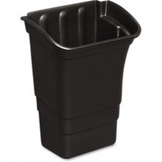 Rubbermaid Commercial Executive Service Cart Refuse Bin - 8 gal Capacity - Smooth, Easy to Clean, Handle - 22