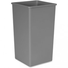 Rubbermaid Commercial Untouchable Square Container - 50 gal Capacity - Square - Crack Resistant, Durable, Compact, Rugged - 34.3
