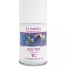 Rubbermaid Commercial Standard Refill Linen Fresh Spray - Spray - Linen Fresh - 168 Day - 12 / Carton - Long Lasting, Odor Neutralizer