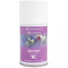 Rubbermaid Commercial Microburst 9000 Linen Fresh Air Spray - Spray - Linen Fresh - 4 / Carton - Long Lasting, Odor Neutralizer