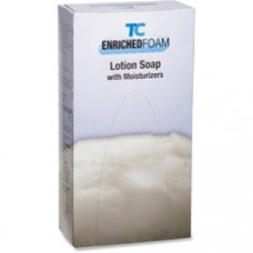 Rubbermaid Commercial TC Refill 800ml Foam Lotion Soap - 27.1 fl oz (800 mL) - Pump Bottle Dispenser - Hand - White - 6 / Carton