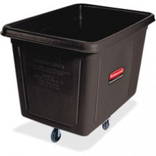 Rubbermaid Commercial 20 Cubic Foot Cube Truck - 149.61 gal Capacity - Durable, Easy to Clean, Smooth, Wheels, Handle - 36.5