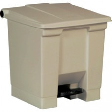 Rubbermaid Commercial Step-on Waste Container - 8 gal Capacity - 17.1