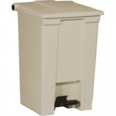 Rubbermaid Commercial Step-on Waste Container - 12 gal Capacity - 17.1