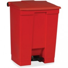 Rubbermaid Commercial Step On Container - Step-on Opening - Overlapping Lid - 18 gal Capacity - Puncture Resistant, Heavy Duty - 26.5
