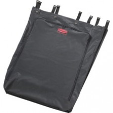 Rubbermaid Commercial 30 Gallon Premium Linen Hamper Bag - 30 gal Capacity - Black - Polyvinyl Chloride (PVC) - 1/Carton - Waste Disposal
