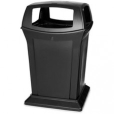 Rubbermaid Commercial 45G Ranger Container - Hinged Lid - 45 gal Capacity - Rectangular - Durable, Chemical Resistant - 41.5