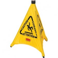 Rubbermaid Commercial Multi-Lingual Caution Safety Cone - 1 Each - Caution, Attention, Cuidado Print/Message - 21