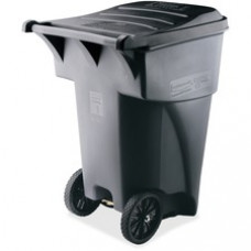 Rubbermaid Commercial 95-gallon Rollout Container - 95 gal Capacity - UV Resistant, Wheels, Mobility - 37.5