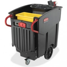 Rubbermaid Commercial Mega Brute Mobile Waste Collector - 120 gal Capacity - 27.5