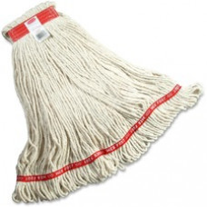 Rubbermaid Commercial Web Foot Wet Mop - Cotton, Synthetic Fiber, Woven, PVC