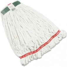 Rubbermaid Commercial Web Foot Shrinkless Wet Mop - Cotton, Synthetic Yarn, PVC