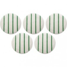 Rubbermaid Commercial Green Stripe Carpet Bonnet - 5/Carton x 19