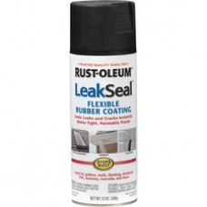 LeakSeal Flexible Rubber Coating Spray - Black - 1 Each