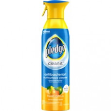 Pledge Multi-Surface Antibacterial Everyday Cleaner - Spray - 9.7 fl oz (0.3 quart) - 1 Each - Clear