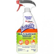 Fantastik Multisurface Disinfectant Degreaser Spray - Spray - 32 fl oz (1 quart) - Fresh Scent - 1 Each - Green