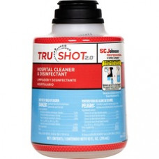 TruShot 2.0 Hospital Disinfectant - Concentrate Liquid - 10 fl oz (0.3 quart) - Cartridge - 4 / Carton - Red