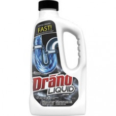 Drano Liquid Clog Remover - Liquid - 32 fl oz (1 quart) - 1 Each - White