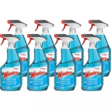Windex® Glass & More Streak-Free Cleaner - Spray - 32 fl oz (1 quart) - 8 / Carton - Blue