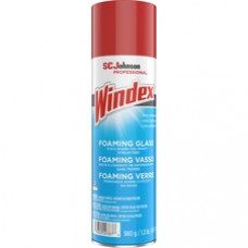 Windex® Foaming Glass Cleaner - Aerosol - 19.7 fl oz (0.6 quart) - 6 / Carton - White