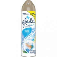 Glade Room Spray - Aerosol - 8 fl oz (0.3 quart) - Clean Linen - 1 Each - Odor Neutralizer, Long Lasting