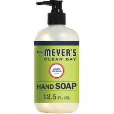 Mrs. Meyer's Hand Soap - Lemon Verbena Scent - 12.5 fl oz (369.7 mL) - Dirt Remover, Grime Remover - Hand - Multicolor - Non-drying, Paraben-free, Phthalate-free - 1 Each