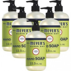 Mrs. Meyer's Hand Soap - Lemon Verbena Scent - 12.5 fl oz (369.7 mL) - Dirt Remover, Grime Remover - Hand - Multicolor - Paraben-free, Phthalate-free, Cruelty-free - 6 / Carton