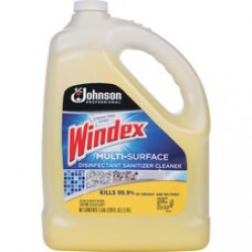 Windex® Multi-Surface Disinfectant Sanitizer Cleaner - Liquid - 128 fl oz (4 quart) - Bottle - 1 Each - Yellow